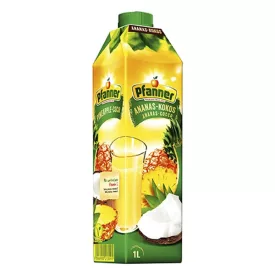 Gyümölcslé PFANNER ananász-kókusz 25% 1L