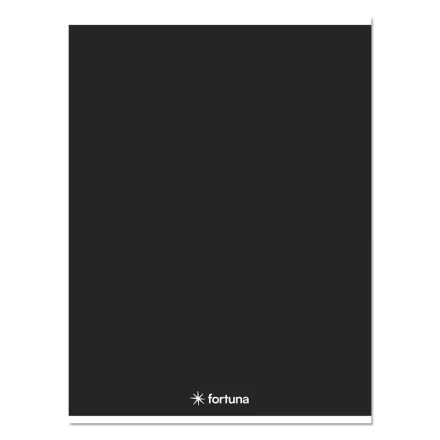 Füzet kockás FORTUNA Monocolor A/5 32 lapos 27-32 fekete