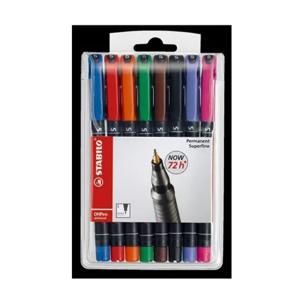 Alkoholos marker STABILO 841 S 8 darabos