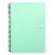 Spirálfüzet vonalas PASTELINI A/4 60 lapos zöld