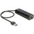 DeLock USB 3.0 Hub 3 Port + 1 Port Gigabit LAN 10/100/1000 Mbps