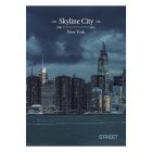 Füzet vonalas STREET A/5 54 lapos Skyline margóval