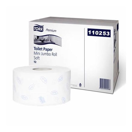 Toalettpapír TORK Soft Mini Jumbo Premium T2 19 cm 2 rétegű