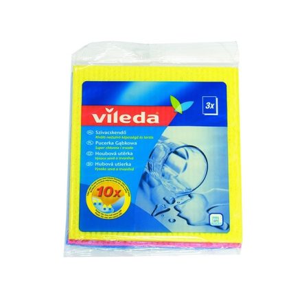 Mosogatókendő VILEDA Classic szuper nedvszívó 18x20 cm 3 db