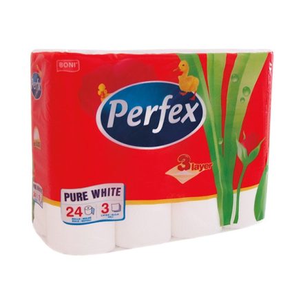 Toalettpapír PERFEX 3 rétegű 24 tekercses