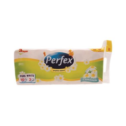 Toalettpapír PERFEX 3 rétegű 10 tekercses kamilla