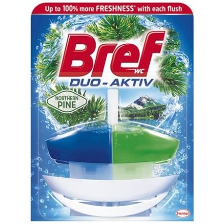 Toalett illatosító BREF Duo Aktív kosaras northern pine