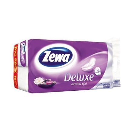Toalettpapír ZEWA Deluxe 3 rétegű 16 tekercses Levendula