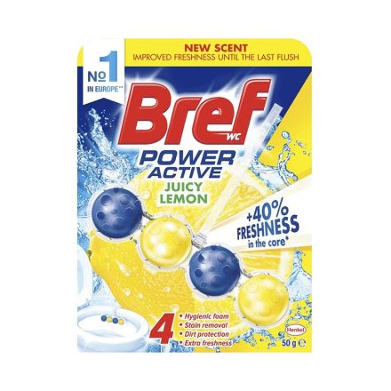 Toalett illatosító golyó BREF Power Aktiv kosaras juicy lemon
