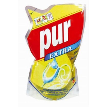 Mosogatószer utántöltő PUR Lemon Extra 450ml