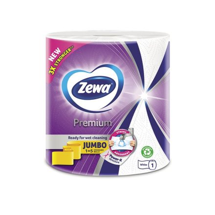 Kéztörlő tekercses háztartási ZEWA Premium Jumbo 3 rétegű 1 tekercses 230 lap