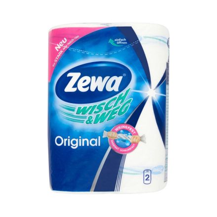 Kéztörlő tekercses háztartási ZEWA Premium 2 rétegű 2 tekercses 45 lap