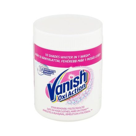 Folteltávolító fehérítő por VANISH Oxi Action White 625 g