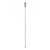 Felmosónyél mophoz 140 cm fényes aluminium furatos piros