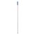 Felmosónyél mophoz 130 cm fényes aluminium furatos kék