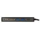 DeLock USB Type-C 3.1 Docking Station HDMI 4K 30Hz Gigabit LAN and USB PD function