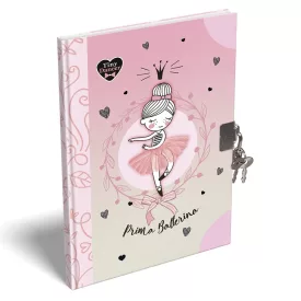   Emlékkönyv LIZZYSULI A/5 keményfedeles Tiny dance lovely ballerina