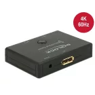 DeLock Displayport 2 - 1 Switch bidirectional 4K 60 Hz