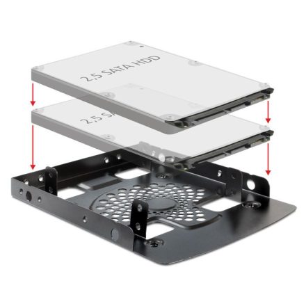 DeLock Installation frame 3,5? > 2 x 2,5? HDD