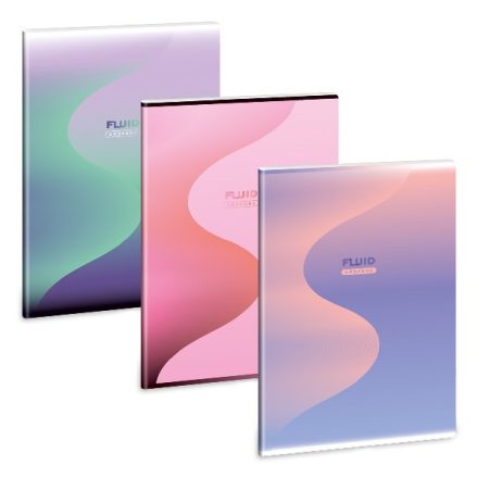 Füzet vonalas ARS UNA A/4 40 lapos Extra kapcsos Fluid