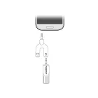 DeLock Condenser Microphone Uni-Directional for Smartphone / Tablet 3.5 mm 4 Pin Stereo Jack 90° angleable Silver
