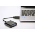 Digitus DA-70461 HDMI to VGA converter adapter Typ A - VGA (D-Sub) connector 3,5mm audio jack Black
