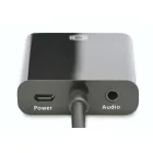 Digitus DA-70461 HDMI to VGA converter adapter Typ A - VGA (D-Sub) connector 3,5mm audio jack Black