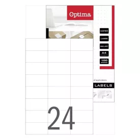 Etikett OPTIMA 32090 70x37mm 2400 címke/doboz 100 ív/doboz