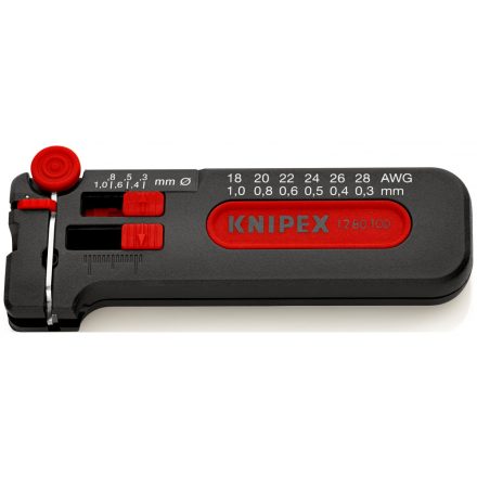 KNIPEX Mini-huzalcsupaszító 100 mm