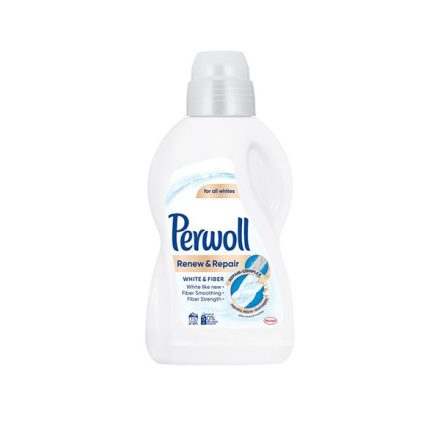 Folyékony mosószer PERWOLL White & Fiber fehér ruhákhoz 900 ml 15 mosás