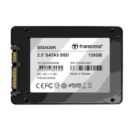 Transcend 128GB 2,5" SATA3 SSD420K TS128GSSD420K