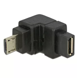   DeLock USB 2.0 Micro-B male > USB 2.0 Micro-B female angled down adapter