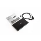 Gembird 2,5" EE2-U3S-3 USB3.0 Enclosure Aluminium Black