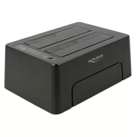   DeLock USB Type-C 3.1 Docking Station for 2x SATA HDD/SSD with Clone Function