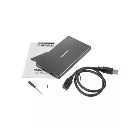 natec Rhino Go 2,5" USB 3.0 Black