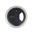 DeLock In-Desk Hub 4 Port USB 3.0