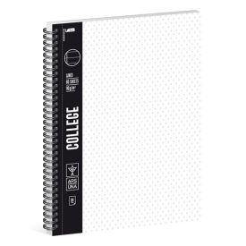 Spirálfüzet vonalas ARS UNA College A/4 80 lapos fehér