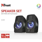 Trust Gemi RGB 2.0 Speaker Set Black