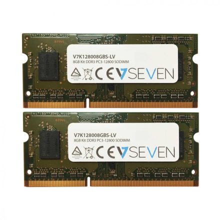 V7 8GB DDR3 1600MHz Kit (2x4GB) SODIMM