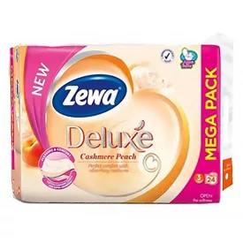   Toalettpapír ZEWA Deluxe Cashmere Peach 3 rétegű 24 tekercses