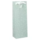 Italtasak CREATIVE Deluxe Plus  13x36x9 cm fagyöngy matt világoszöld sodort füles masnival