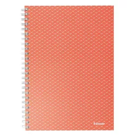   Spirálfüzet vonalas ESSELTE A/5 80 lapos Colour Breeze korall