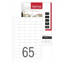   Etikett OPTIMA 32077 38x21,2mm 6500 címke/doboz 100 ív/doboz