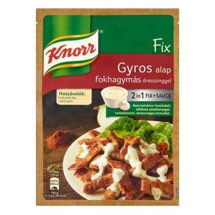 Ételalap KNORR Fix Gyros fokhagymás dresszinggel 40g