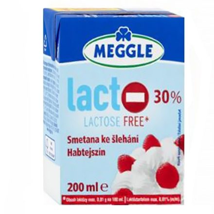 Habtejszín MEGGLE Laktózmentes UHT 30% 200ml