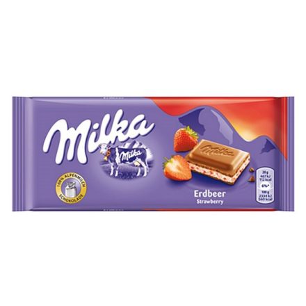 Csokoládé táblás MILKA Epres-Joghurtos 100g