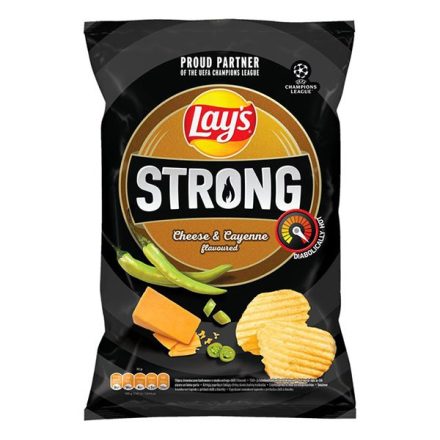 Burgonyachips LAY'S Strong cayenne borsos-sajtos 120g