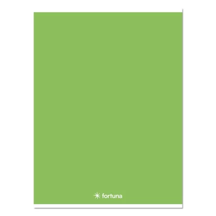 Füzet kockás FORTUNA Monocolor A/4 32 lapos 87-32 zöld