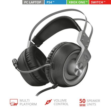 Trust GXT 430 Ironn Gaming Headset Black/Grey