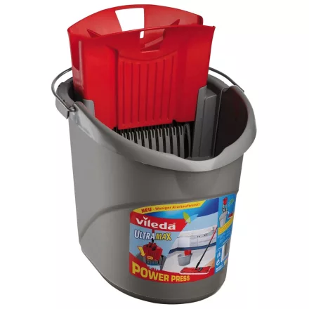 Felmosó vödör VILEDA Ultramax lapos csavarókosárral